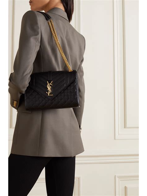 ysl black bag shoulder|YSL shoulder bag price.